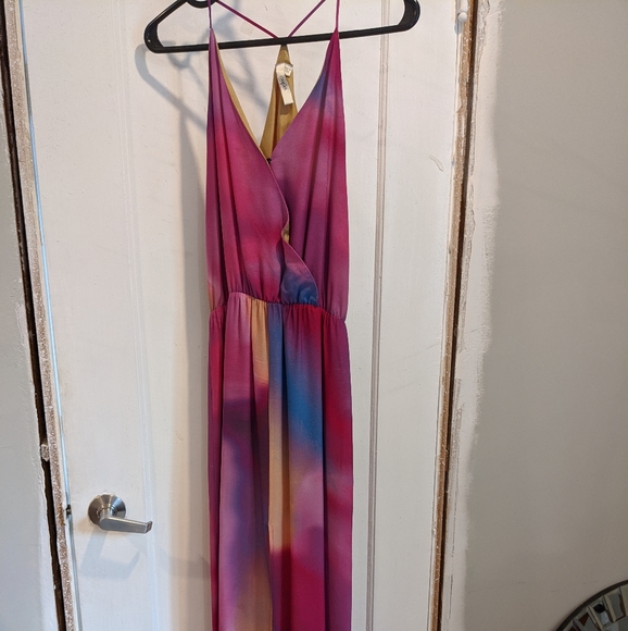 Rory Beca multicolor tie dye silk maxi dress - Picture 2 of 5
